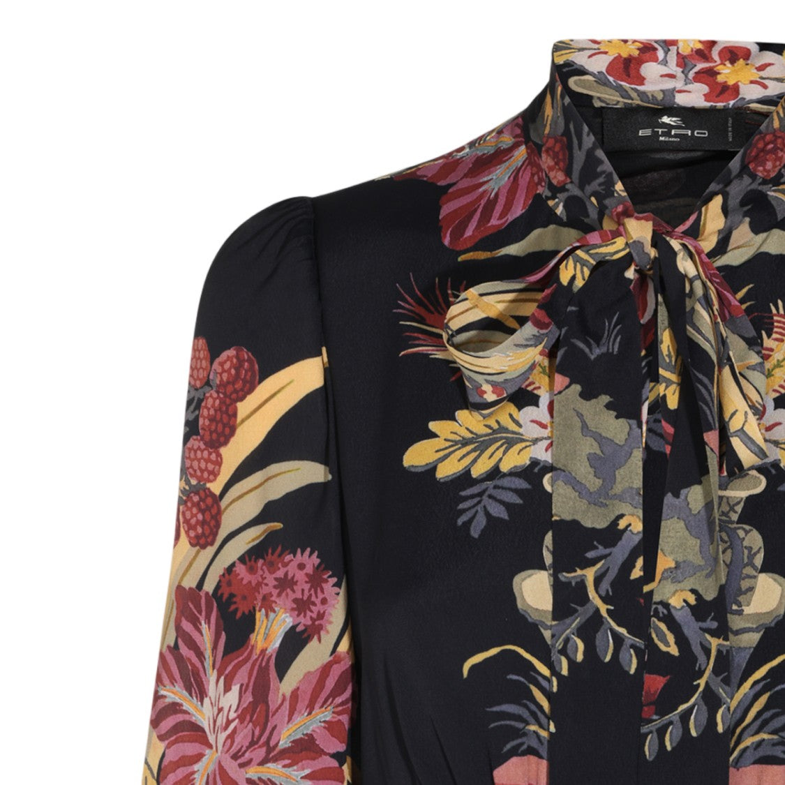 Etro Maxi Dress With Botanical And Animal Print