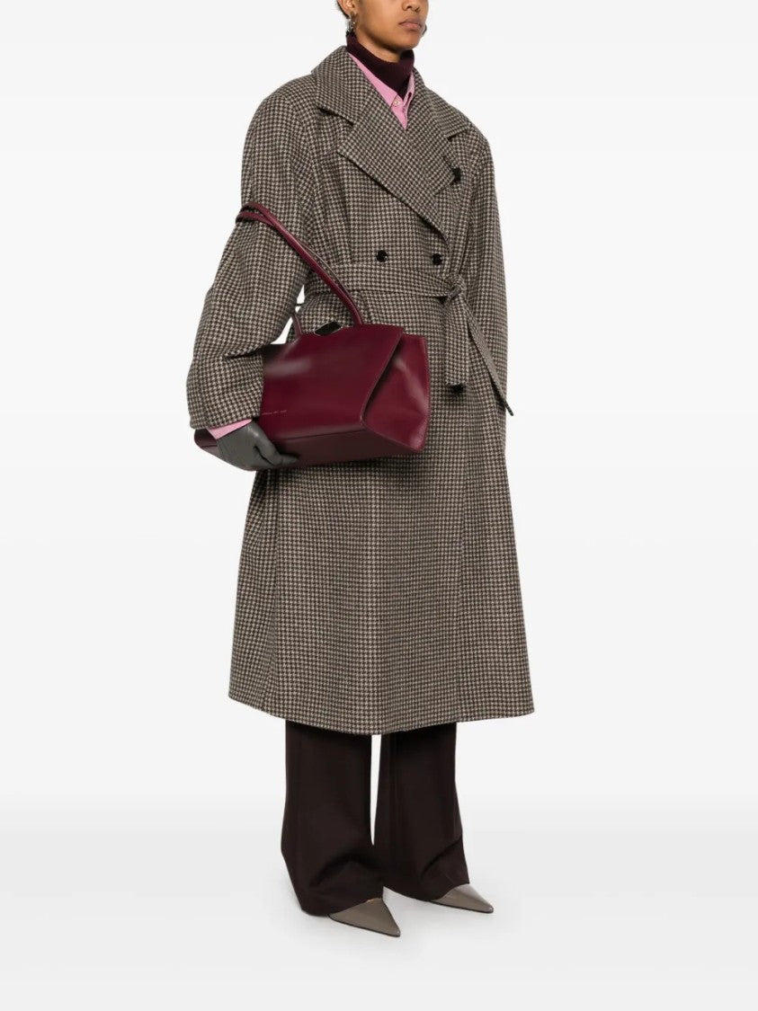 Benedetta Bruzziches Structured Handbag With Top Handle And Detachable Strap