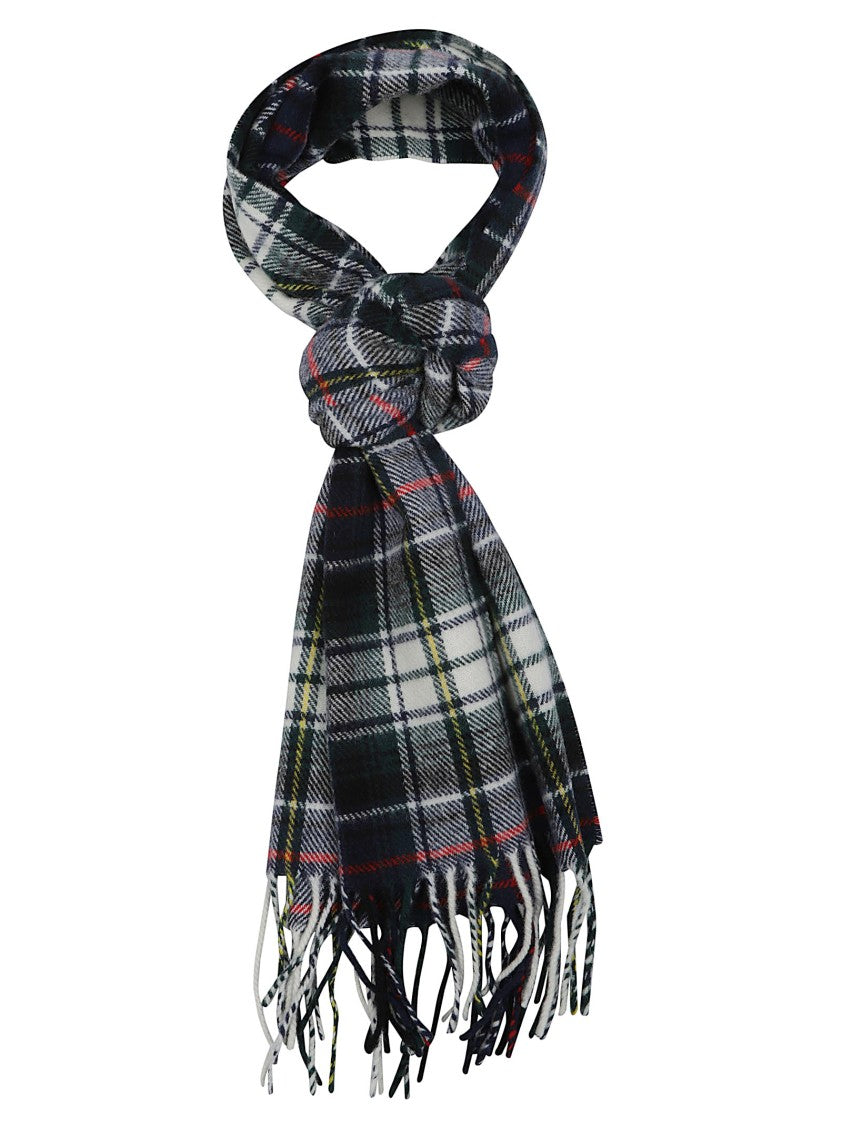 Polo Ralph Lauren Classic Plaid Fringed Wool-Blend Scarf