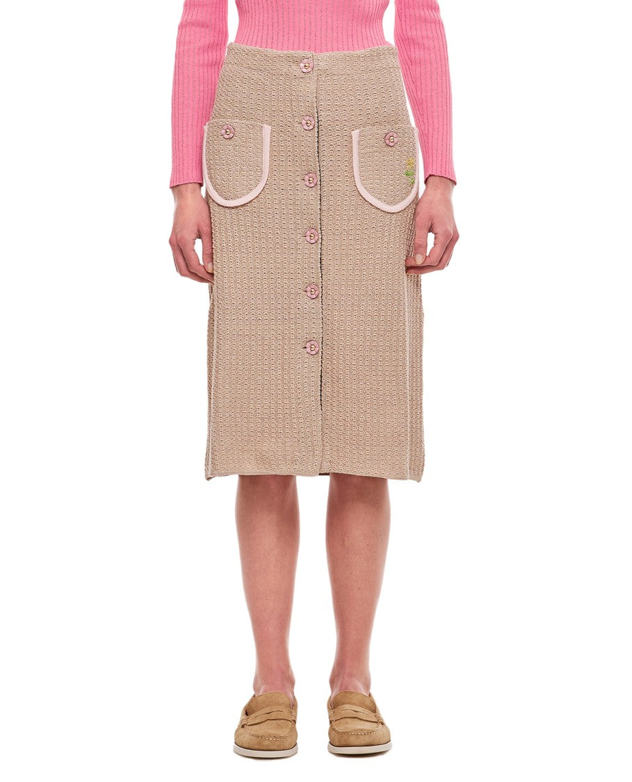 Cormio Lucia Cotton Midi Skirt