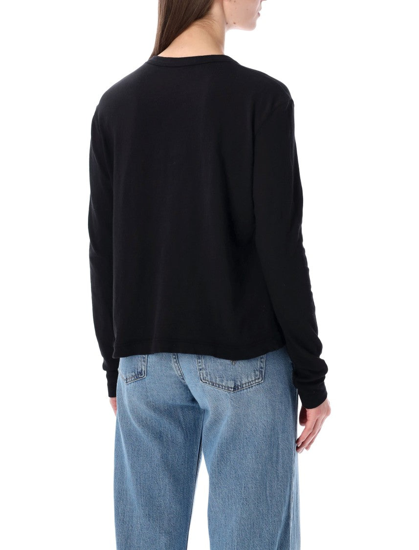 James Perse Lightweight Crepe Jersey Oversized T-Shirt