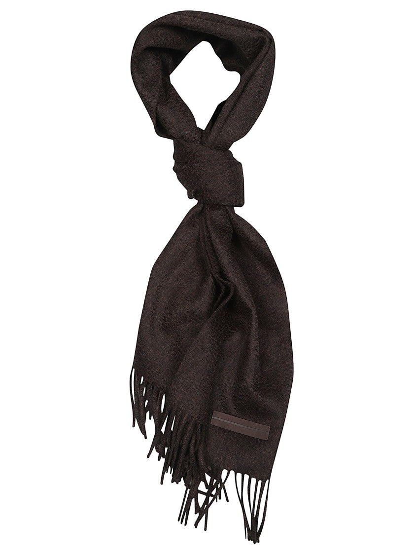 Zegna Oasi Fringed Cashmere Scarf