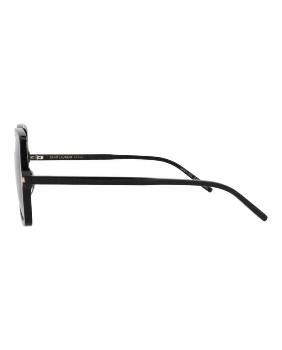 Saint Laurent Square-Frame Recycled Acetate Sunglasses