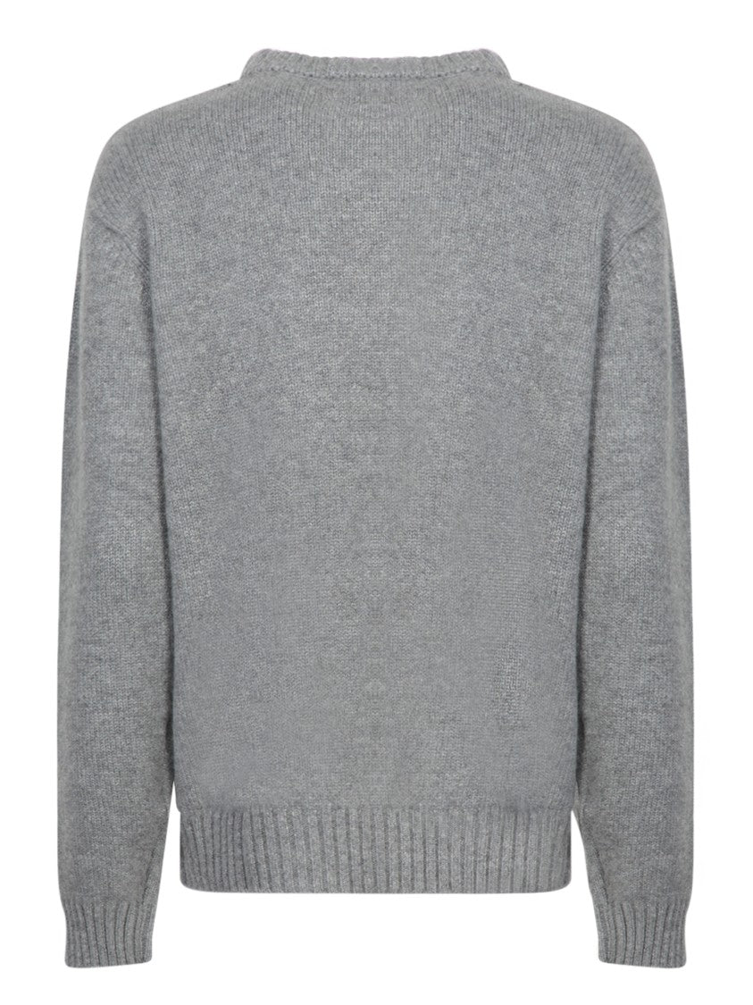 Kujten Cozy Knit Sweater With Textured Pockets And Relaxed Fit