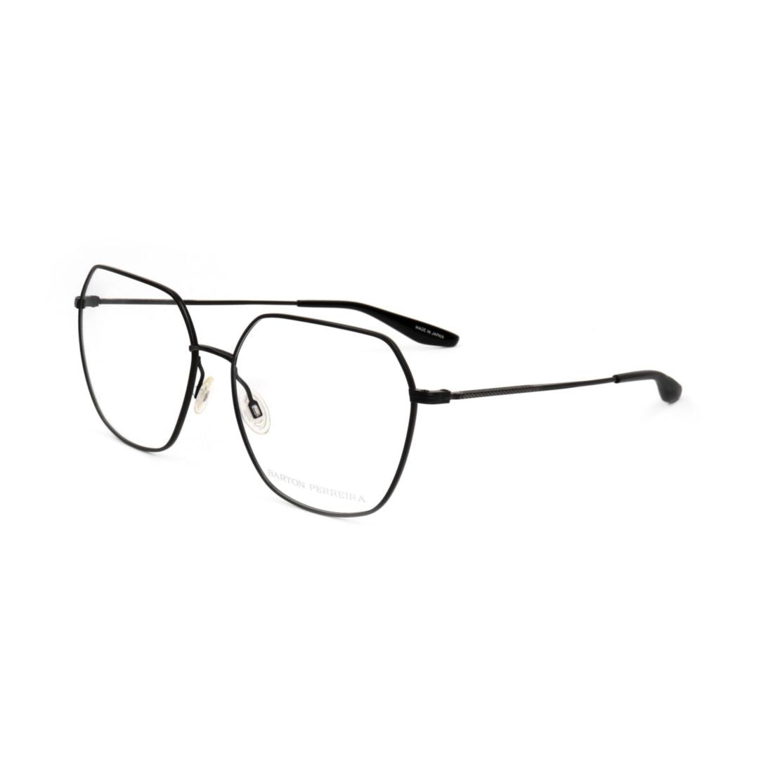 Barton Perreira Bp5092 570Dp Geometric Thin Metal Frame Eyeglasses With Textured Temples