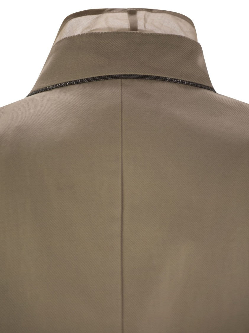 Brunello Cucinelli Cotton And Linen Cover Gilet