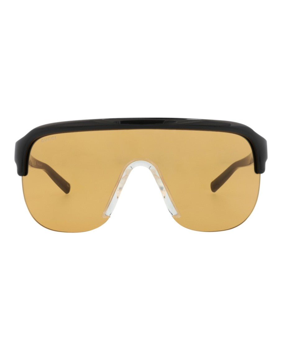 Gucci Shield-Frame Injection Sunglasses