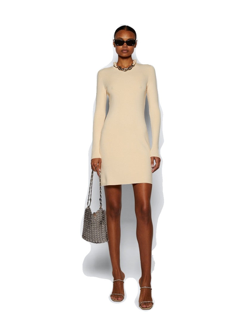 Rabanne Short Dress Cream