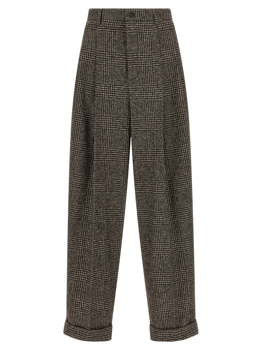 Dolce & Gabbana Prince Of Wales Wool Pants