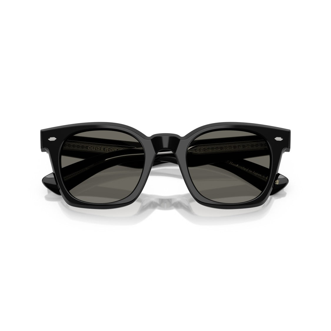 Oliver Peoples 0Ov5498su Square Acetate Sunglasses With Glossy Black Finish