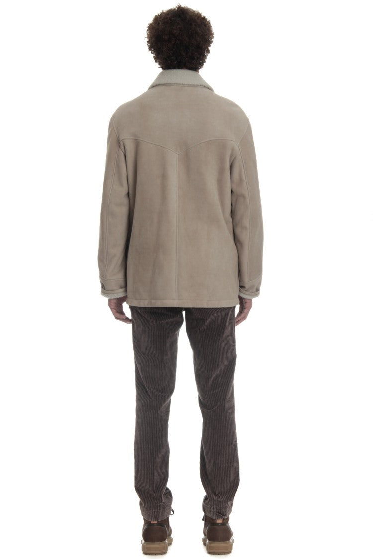 Valstar Shearling Button-Up Shirt Jacket