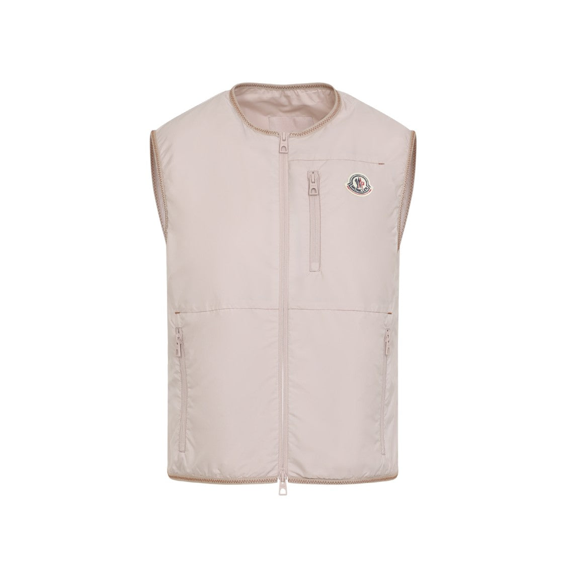 Moncler Pink And Purple Polyamide Jacket