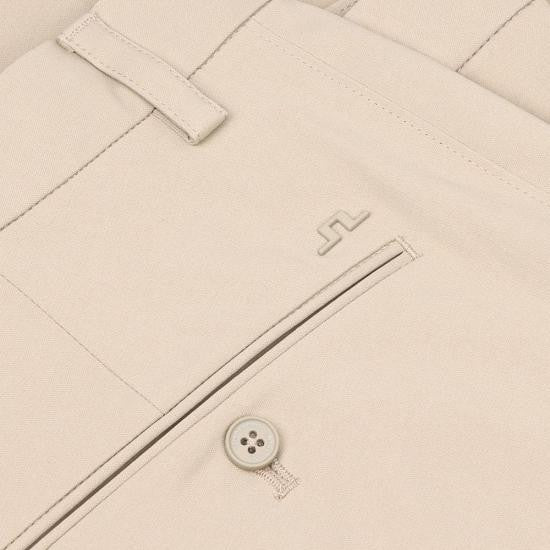 J Lindeberg Tailored Straight Pants With Classic Waistband