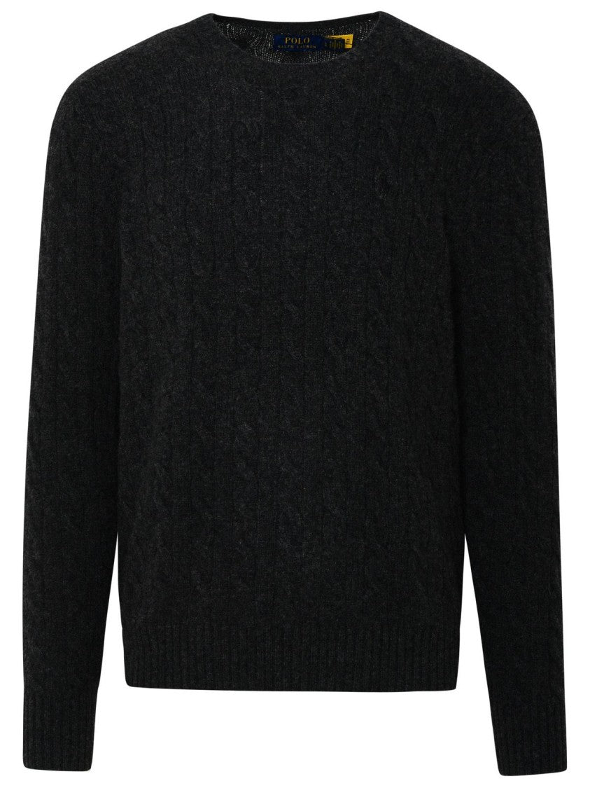 Polo Ralph Lauren Grey Cashmere Blend Sweater