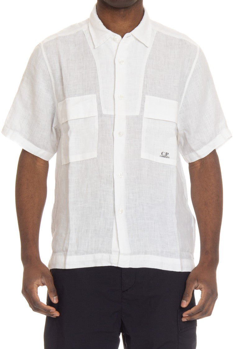 C.P. Company Short-Sleeve Linen Shirt