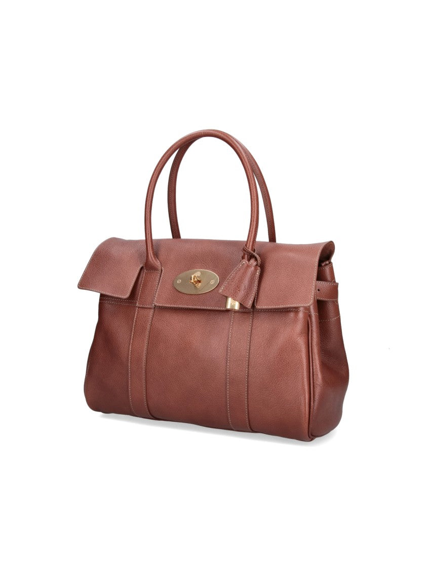 Mulberry Brown Bayswater Calf Leather Handbag
