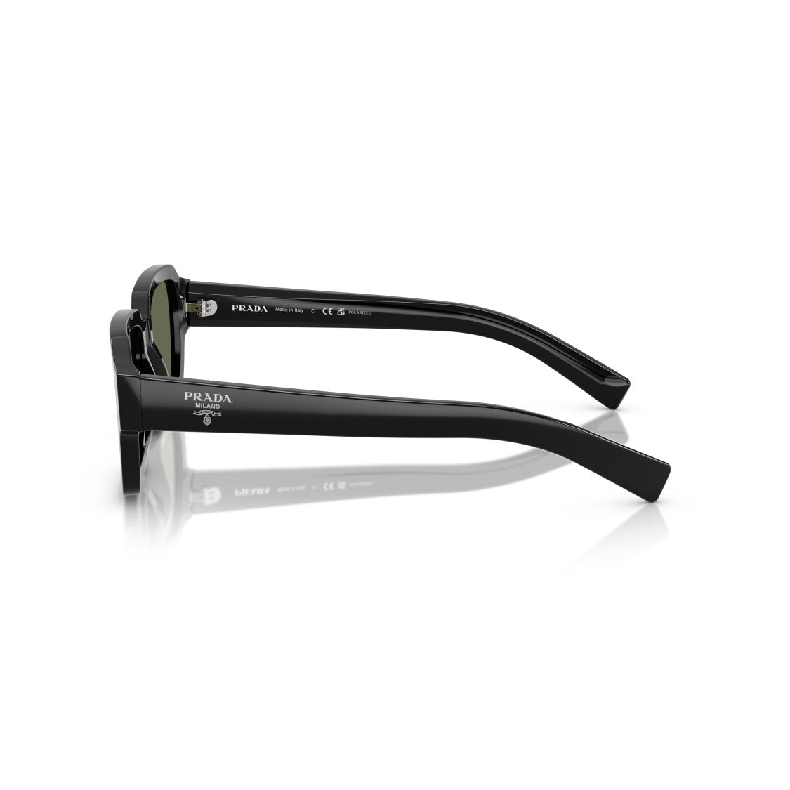 Prada 0Pr 02Zs Bold Rectangular Tortoiseshell Sunglasses From Prada