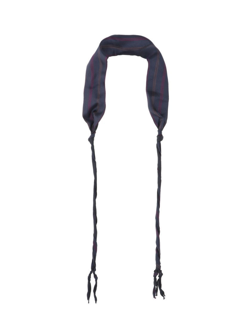 Our Legacy Twisted Tie – Blue/Striped