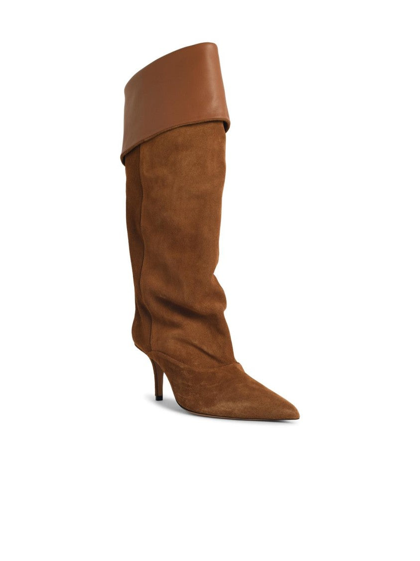 Paris Texas Ines Reverse 75' Suede Cognac Boots