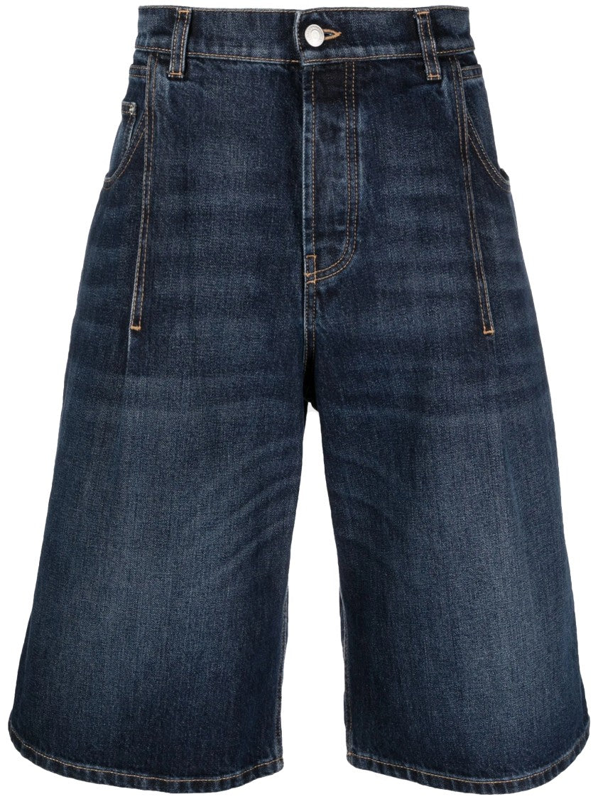 Alexander Mcqueen Relaxed Fit Wide Leg Denim Jeans