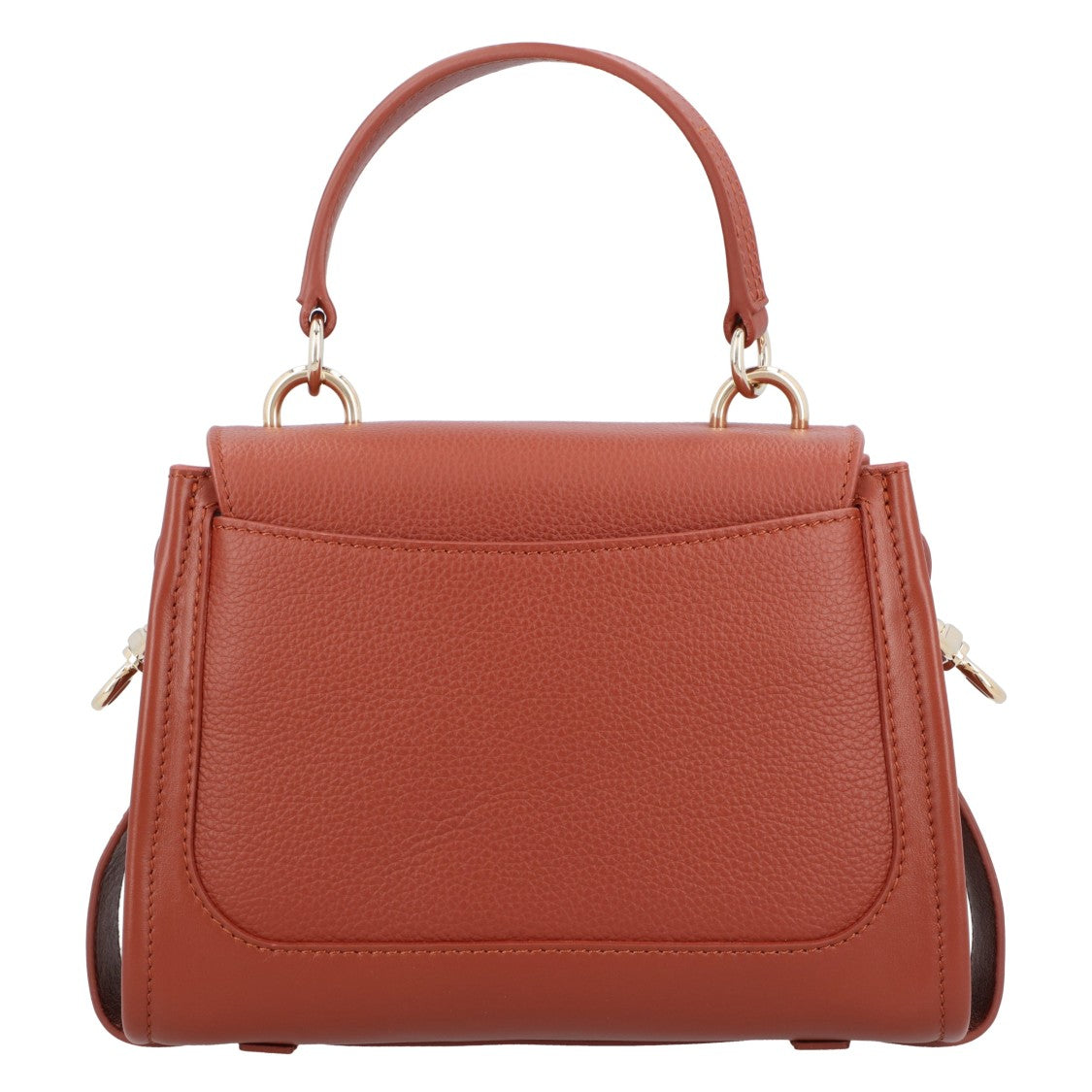Chloé Mini Tess Day Bag In Grained & Soft Leather