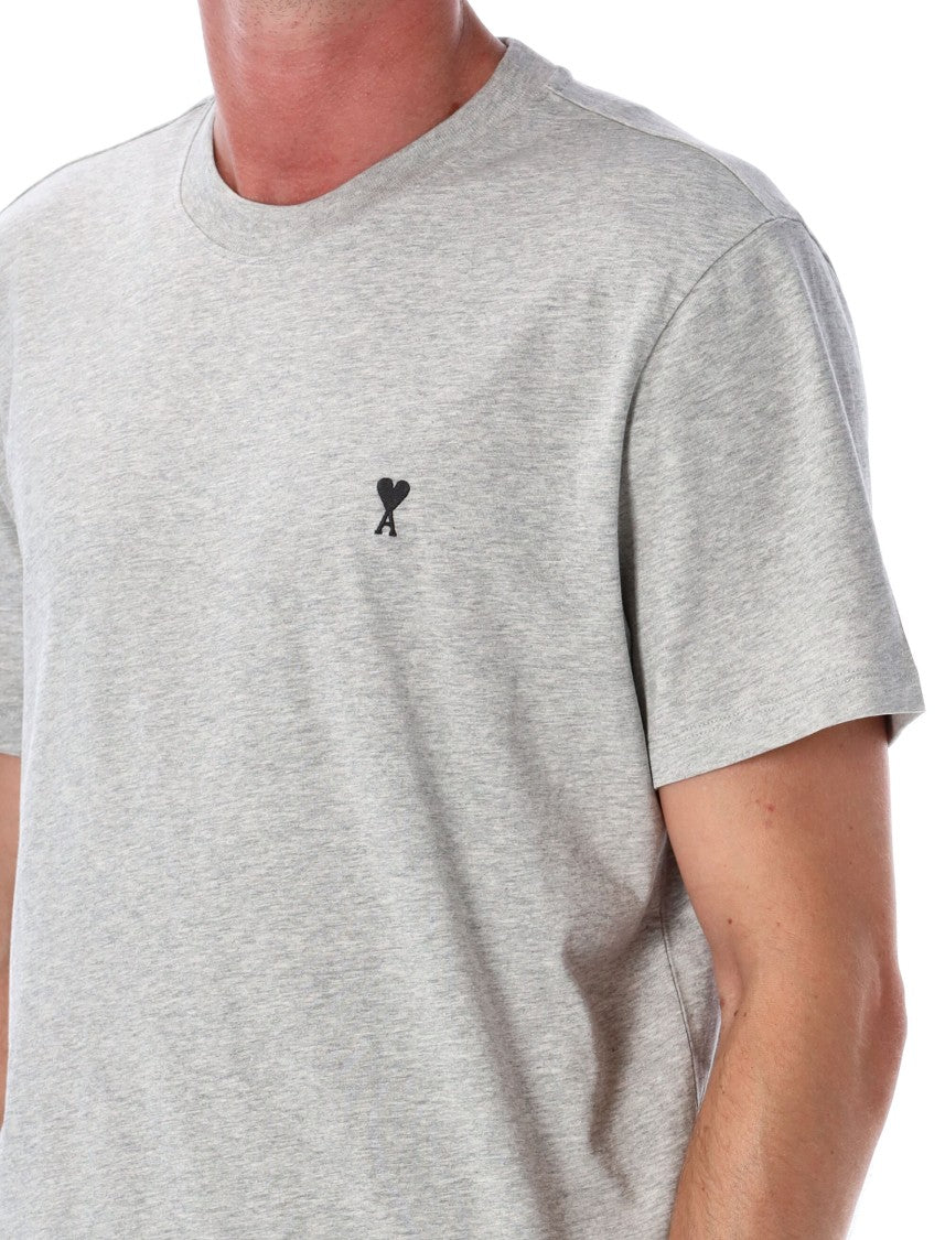 Ami Paris White Cotton Ami De Coeur T-Shirt