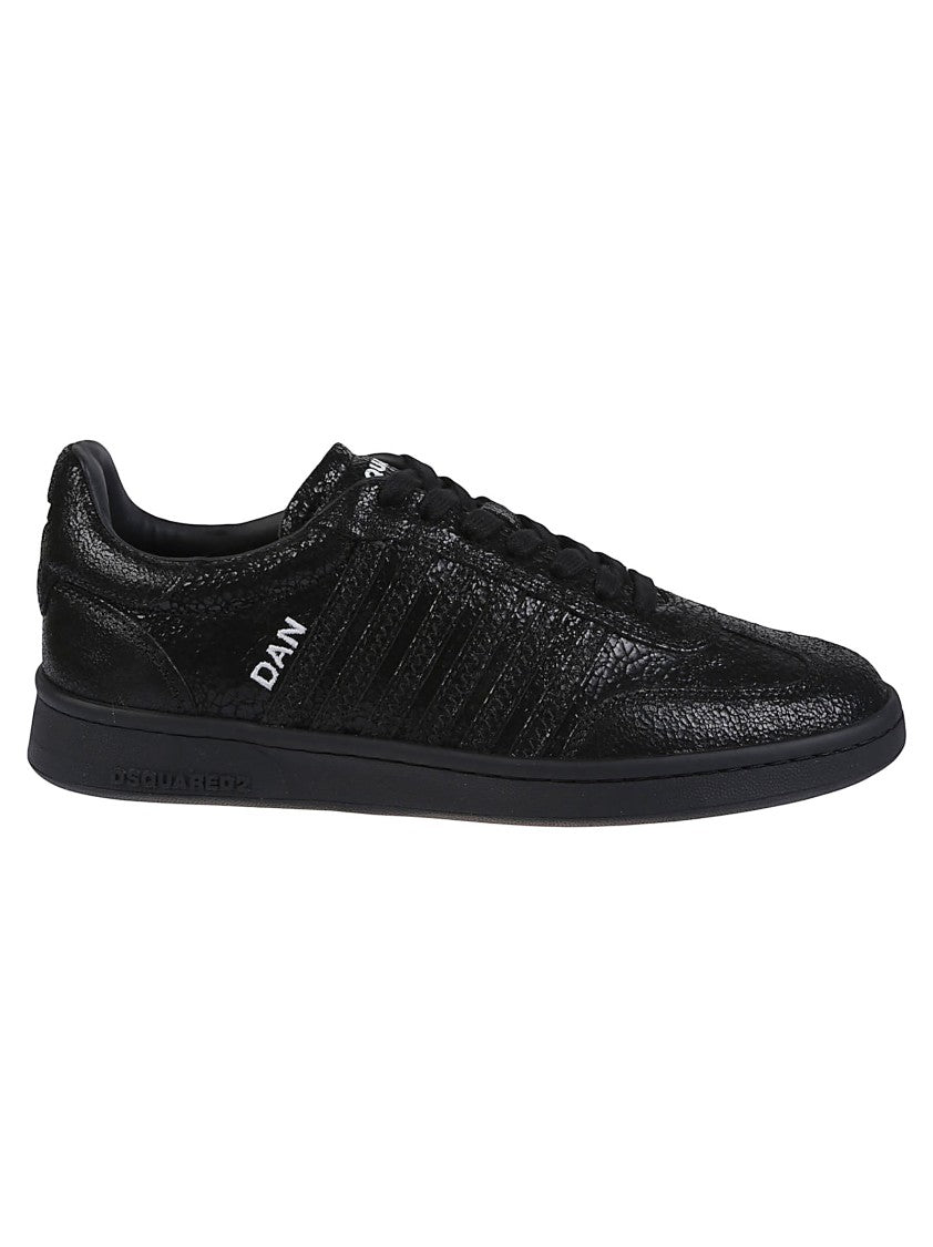Dsquared2 Boxer Lace-Up Calf Leather Sneakers