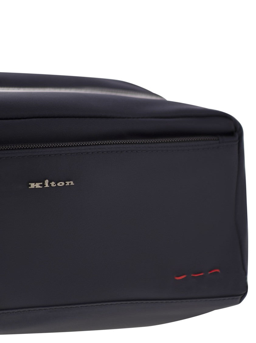 Kiton Beauty Case In Nylon