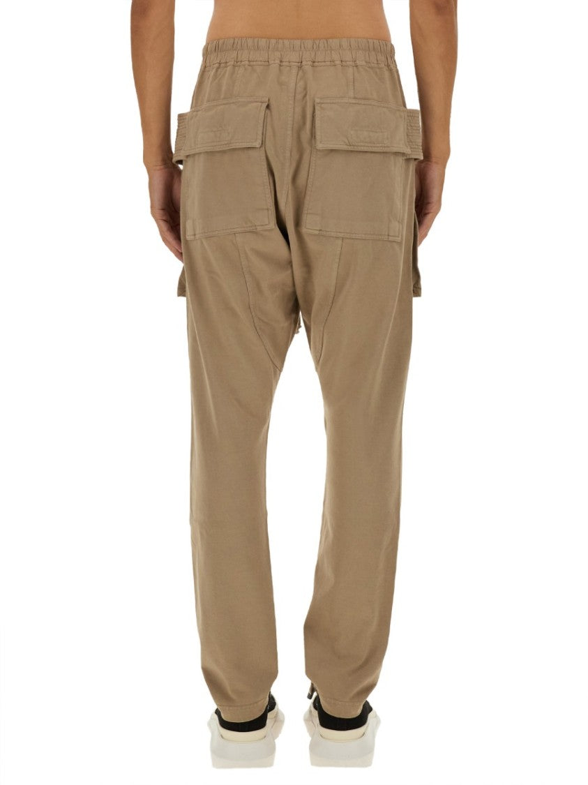 Drkshdw By Rick Owens Relaxed Fit Brown Cargo Pants