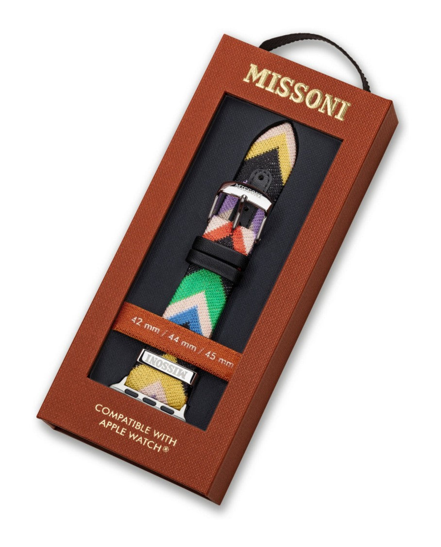Missoni Zigzag Leather Apple Watch Strap