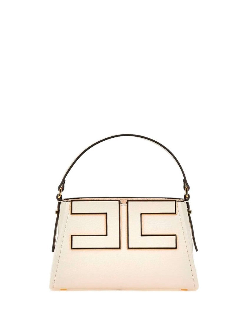 Elisabetta Franchi Structured Handbag With Geometric Logo