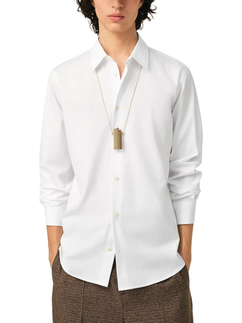 Ami Paris White Ami De Coeur Cotton Shirt