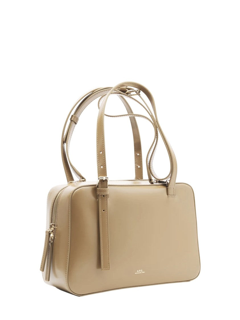 A.P.C. Structured Rectangular Virginie Box Bag With Dual Top Handles