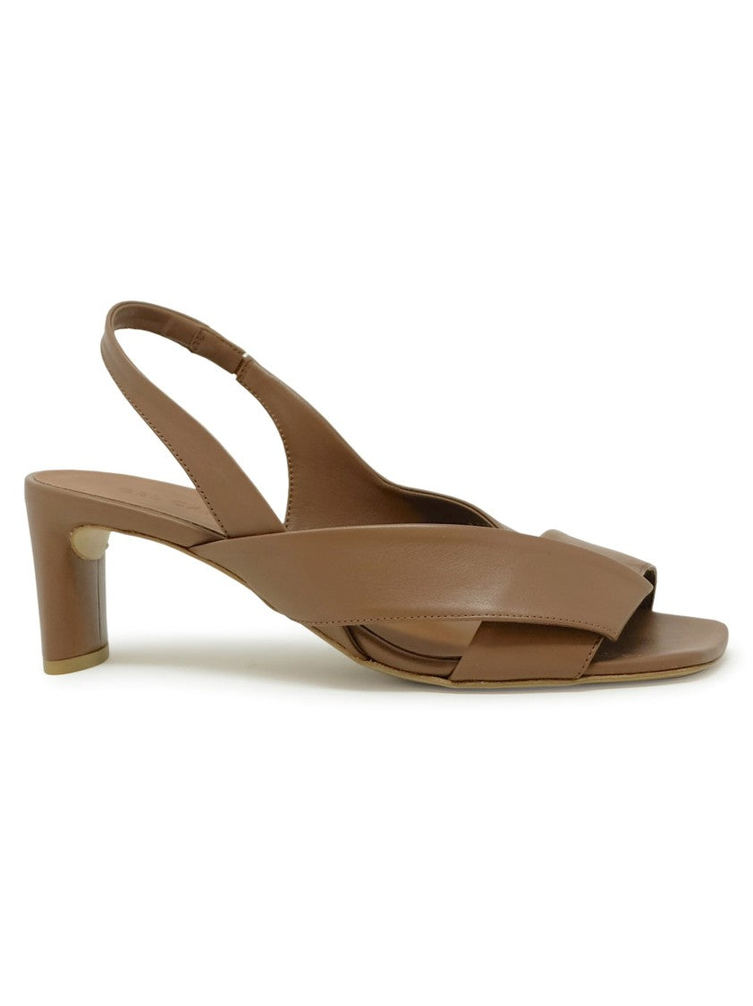 Roberto Del Carlo 11709 Camel Leather Sandals
