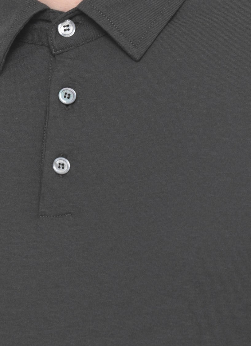 Zanone Dark Grey Three Buttons Shirt