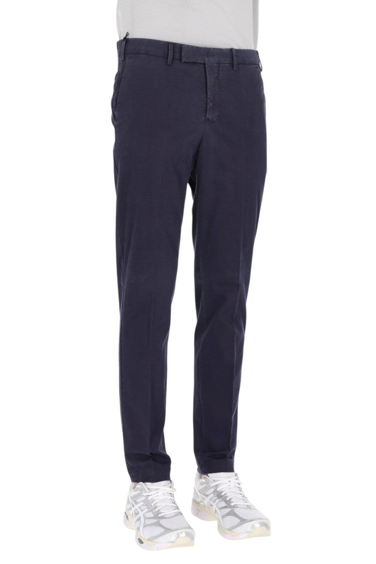 Pt Torino Master Fit Faded Cotton Trousers