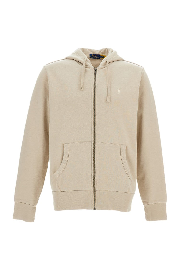 Polo Ralph Lauren Cotton Zip Hoodie With Front Kangaroo Pockets