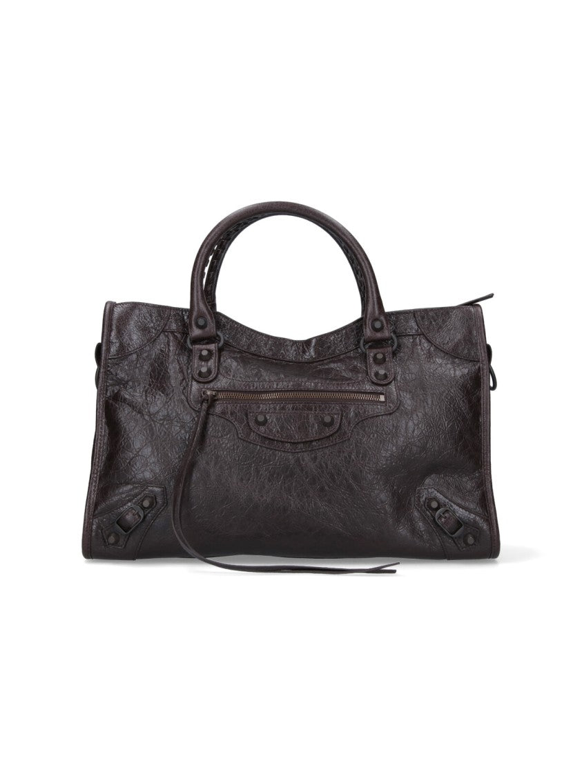 Balenciaga "Le City" Medium Tote Bag – Brown