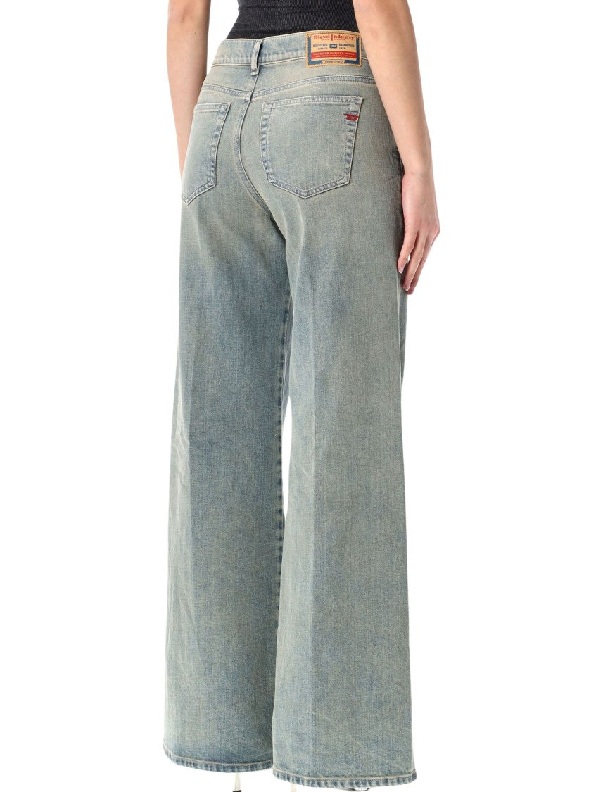 Diesel Akemi Flared Mid Rise Jeans