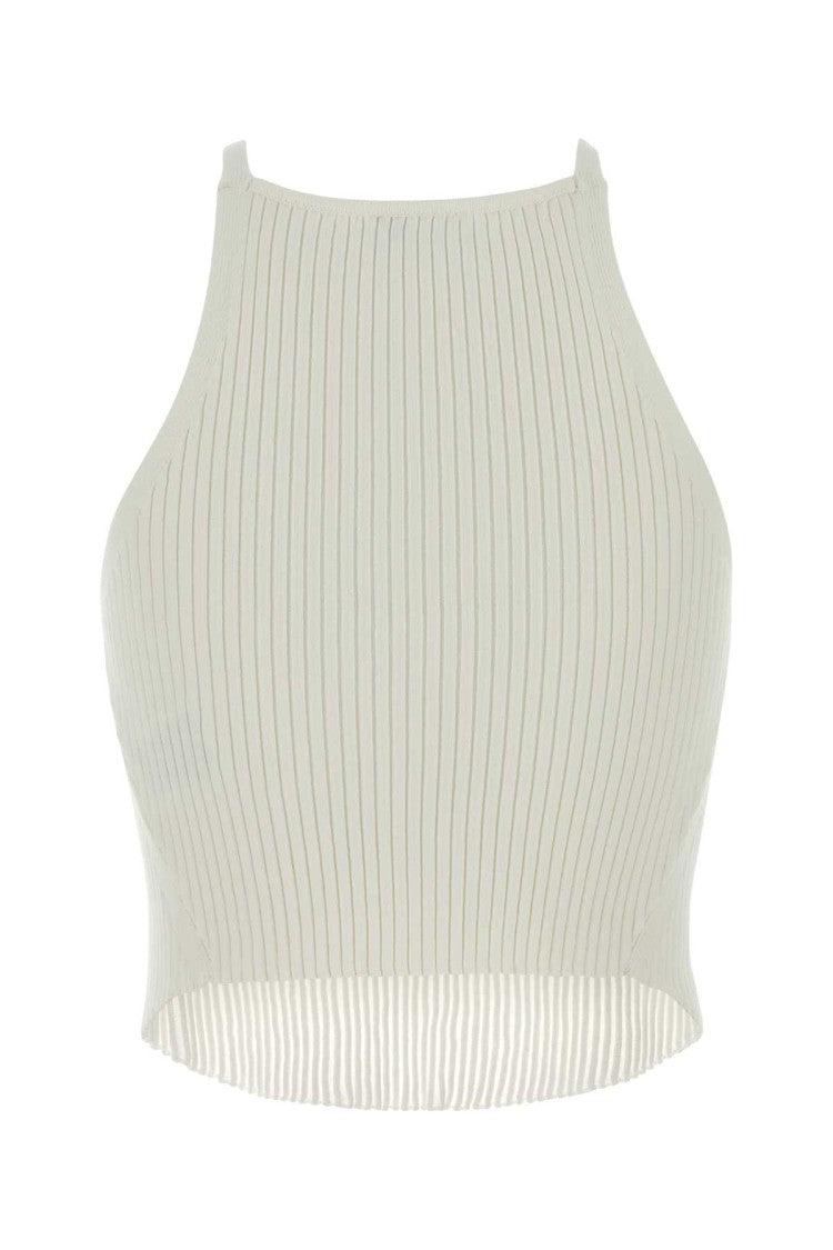 Courrèges White Viscose Blend Tank Top