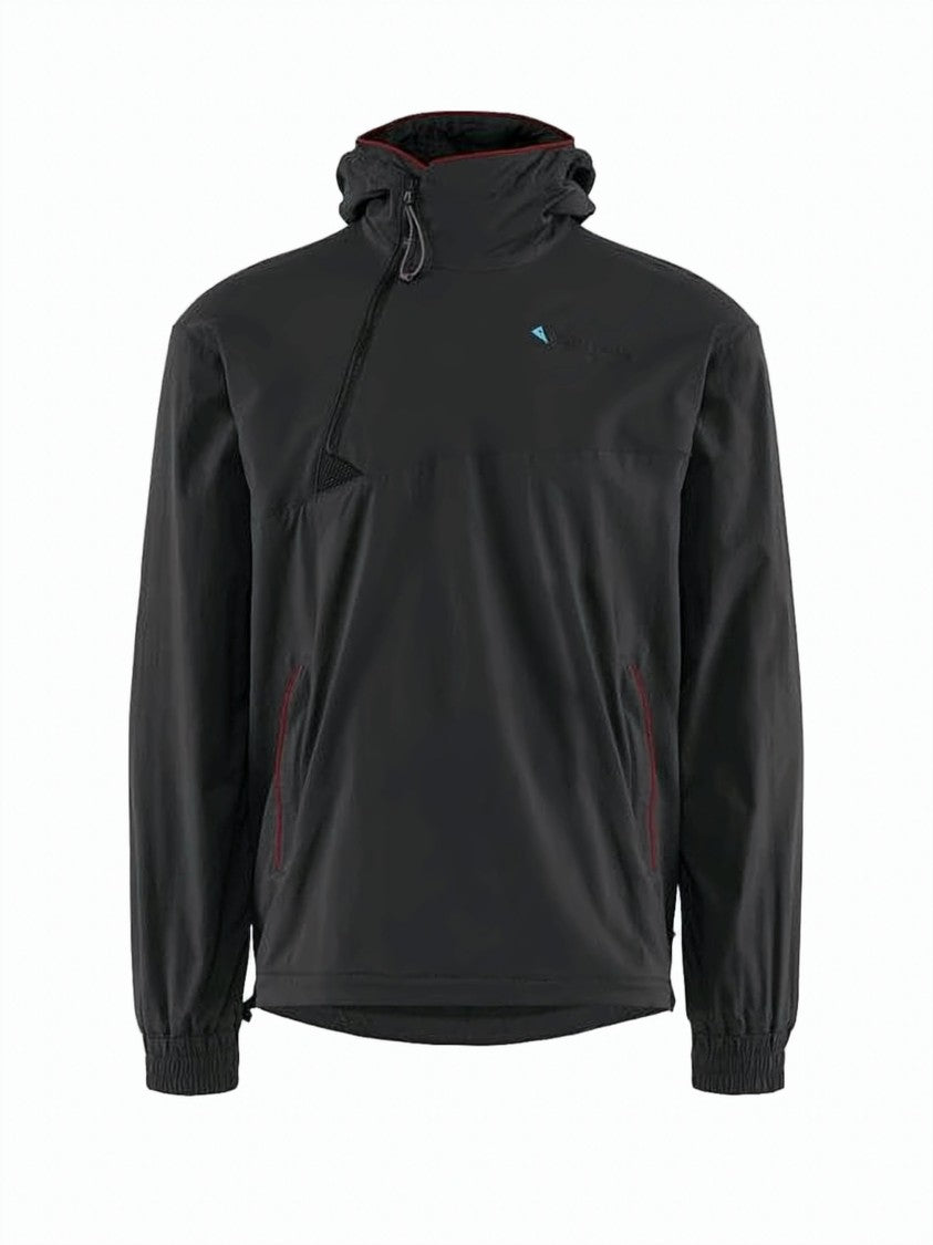 Klattermusen Minimalist Black Hooded Jacket With Primaloft Insulation