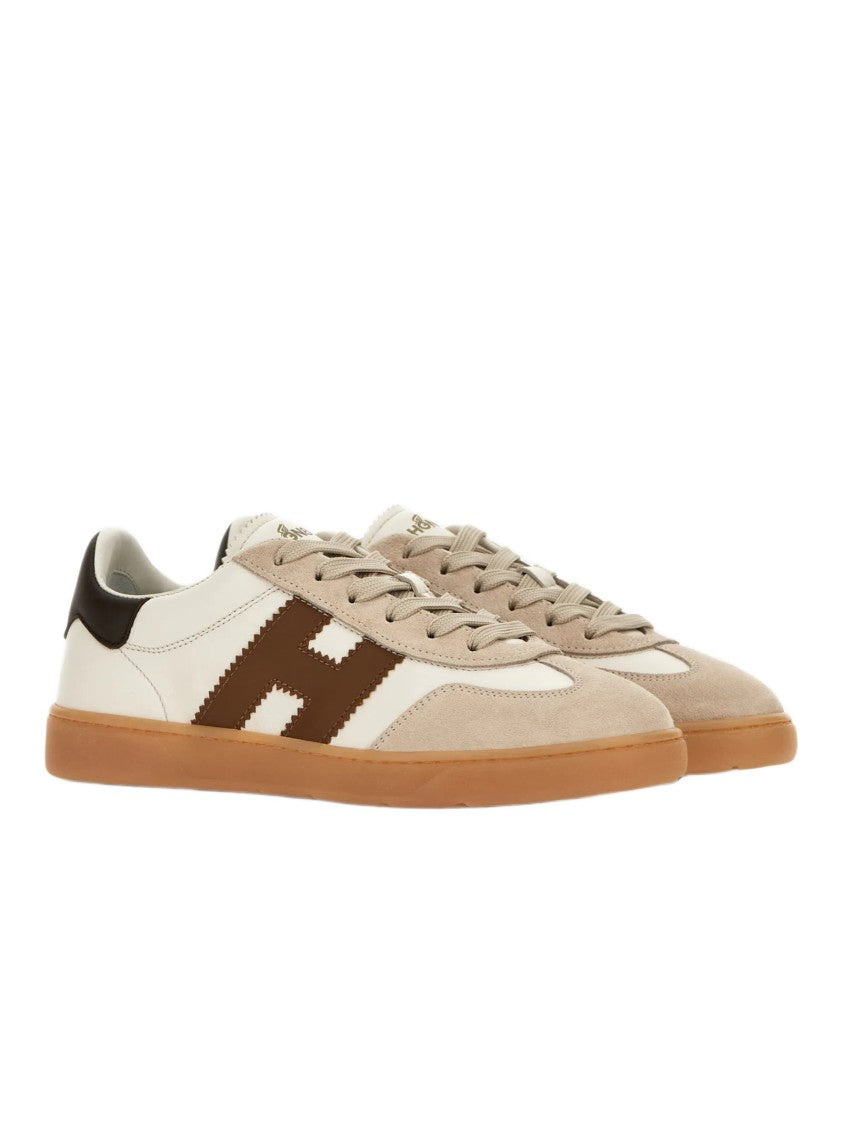 Hogan Low-Top Multi-Material Sneakers With Iconic 'H' Logo