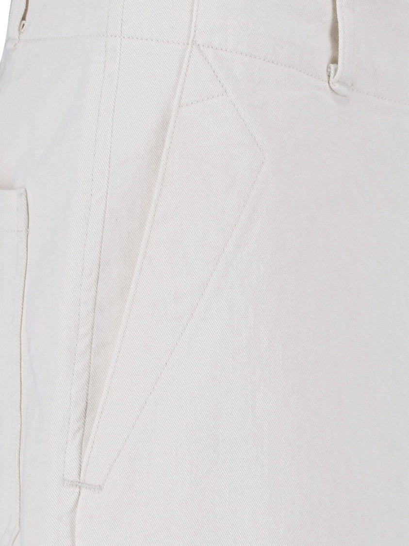 Kaptain Sunshine White Water-Repellent Cotton Drill Trousers