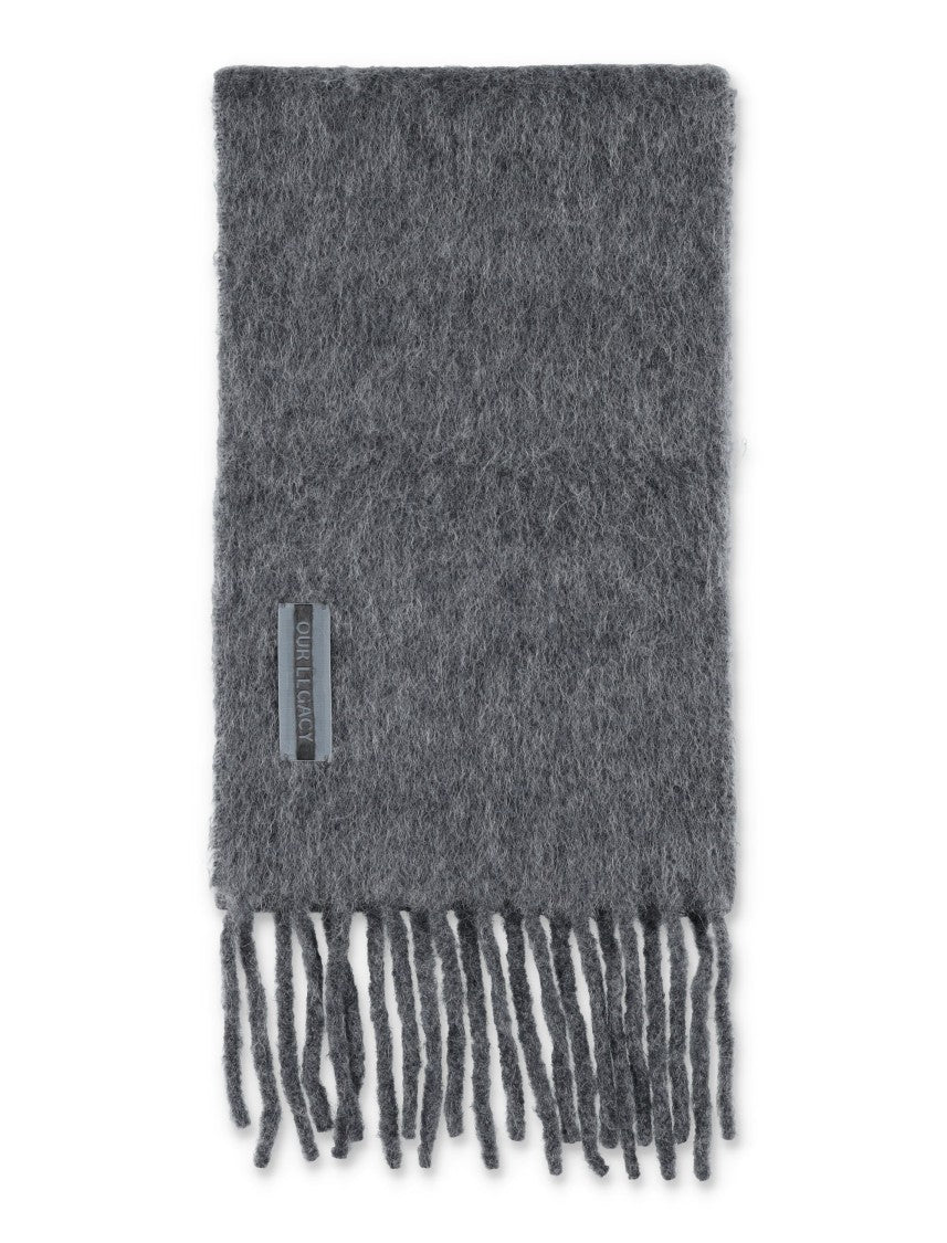 Our Legacy Textured Wool And Alpaca Blend Scarf