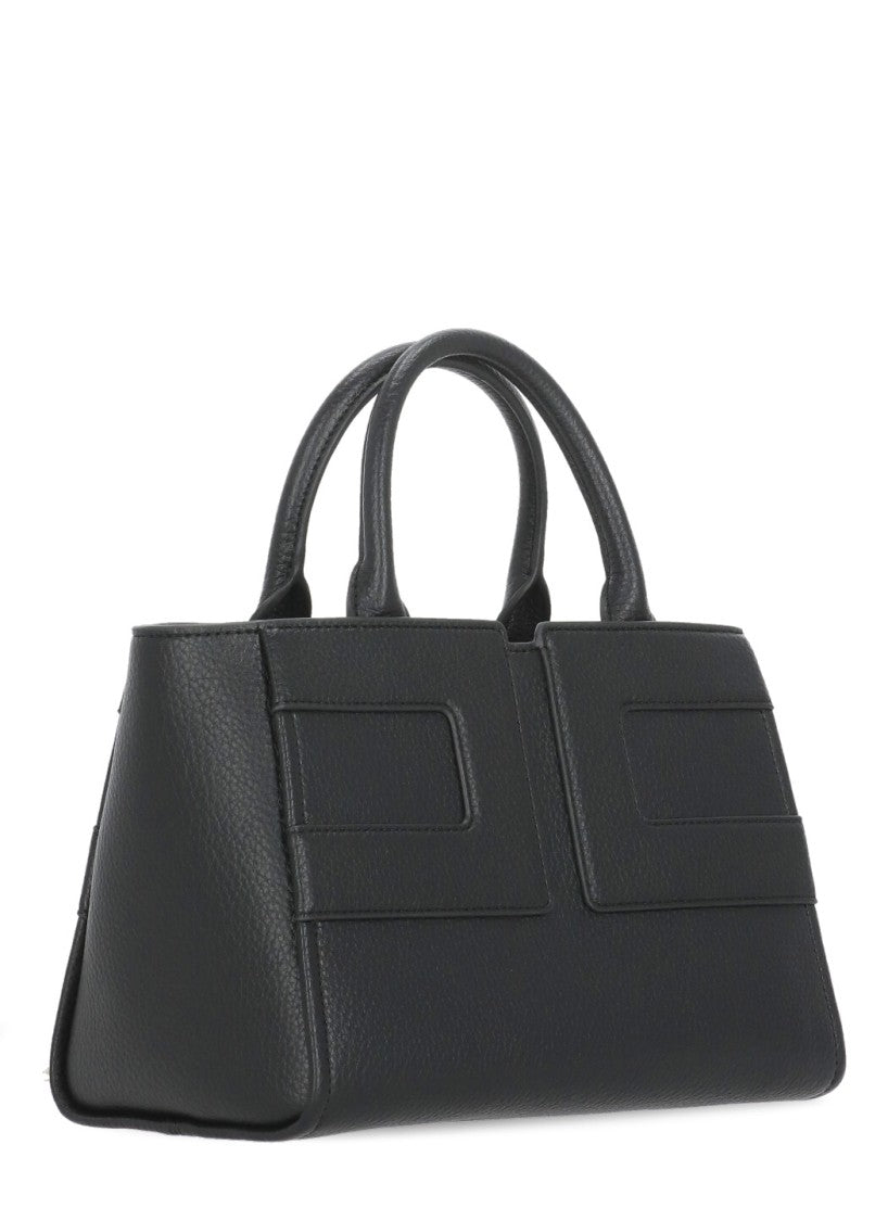 Elisabetta Franchi Structured Black Handbag