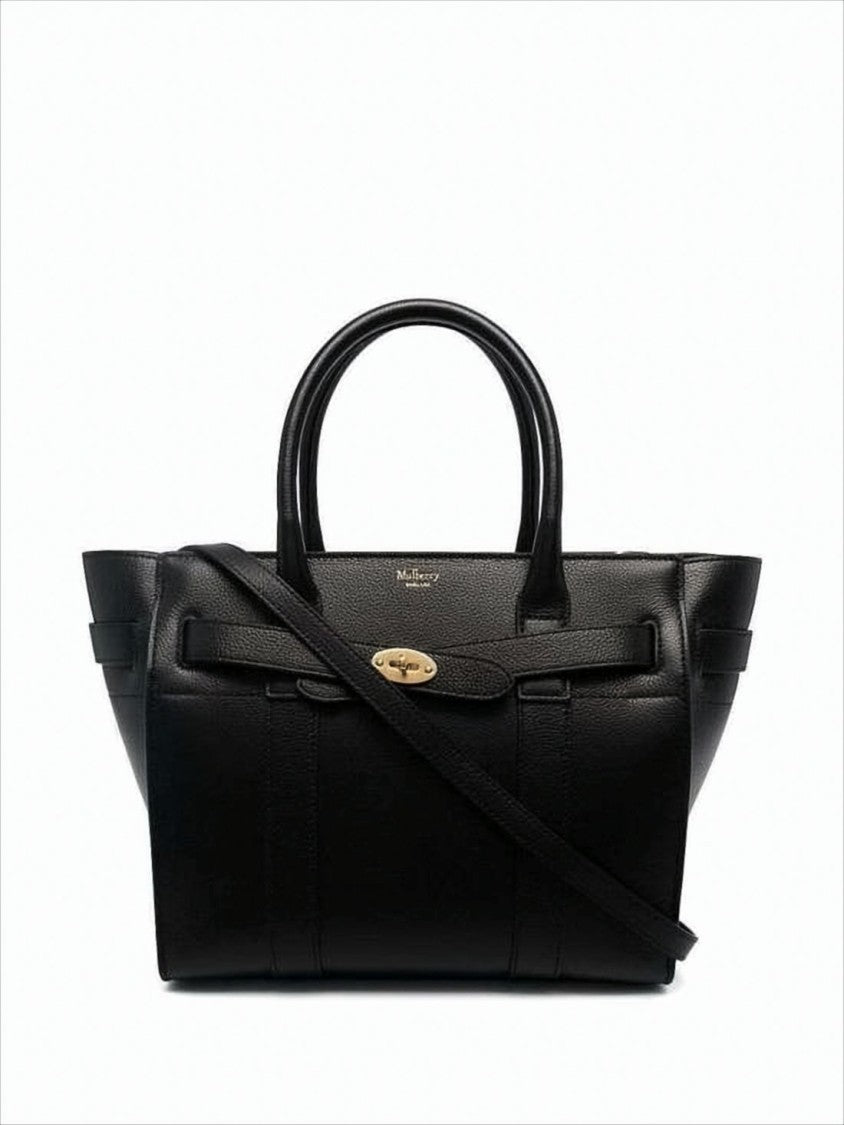Mulberry Textured Cow Leather Tote Bag