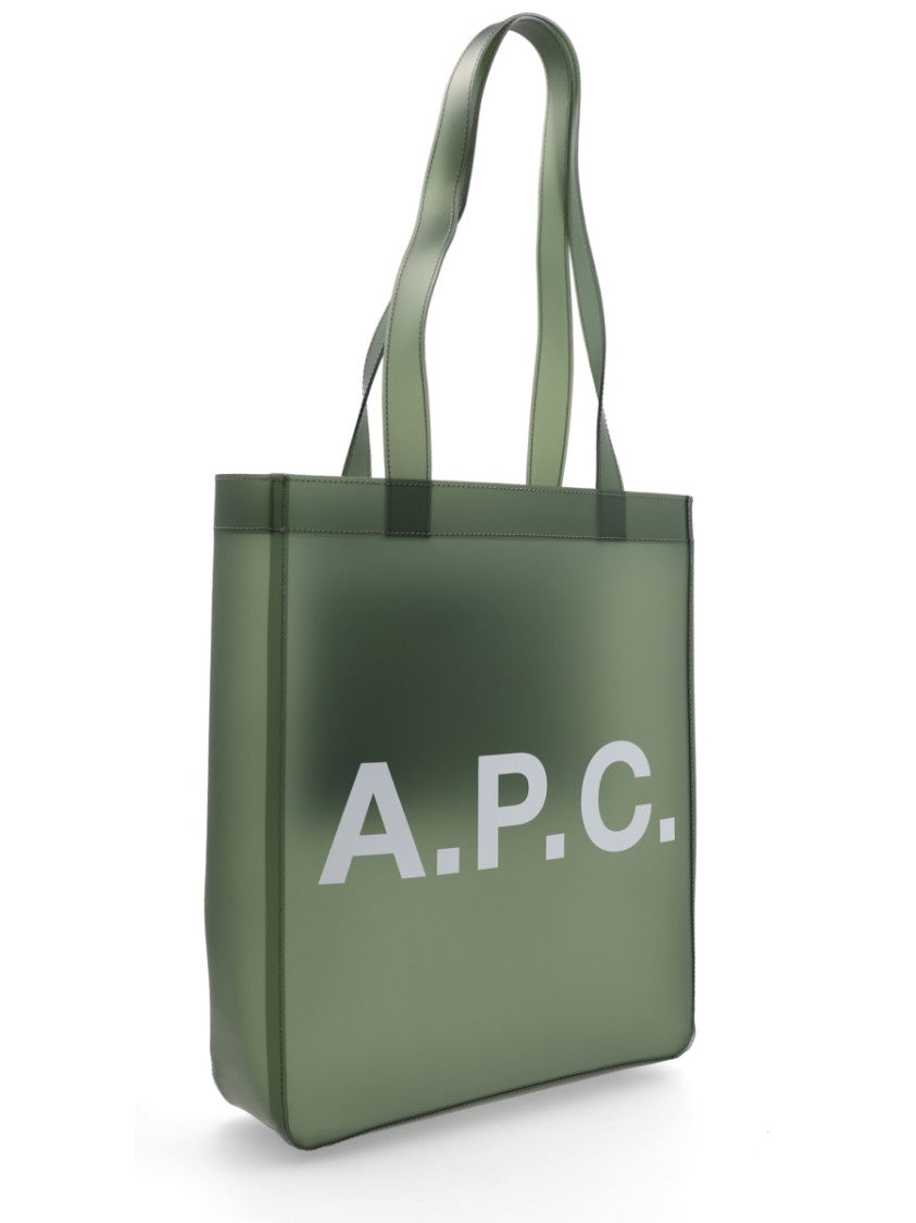 A.P.C. Neutrals Lou Translucentt Tote Bag