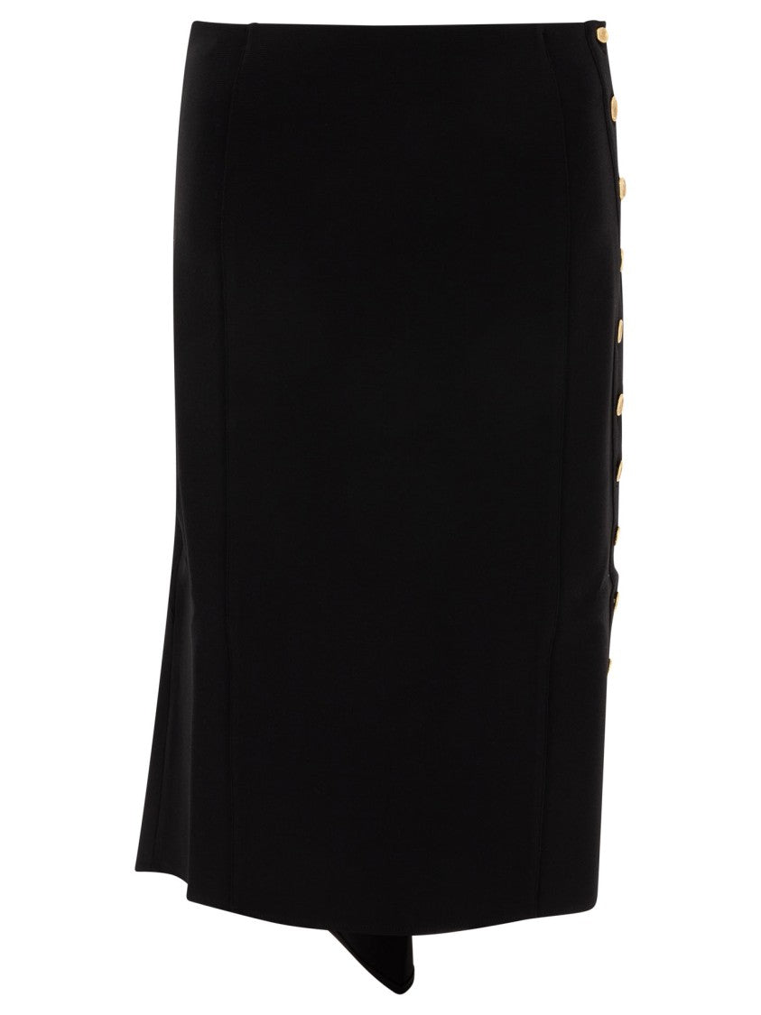 Givenchy Milan Stitch Skirt With Buttons