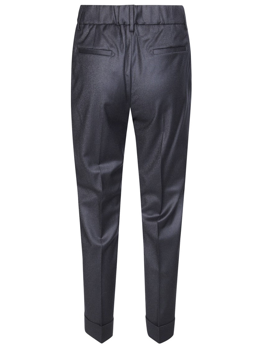 Berwich Elastic Back Wool Chacemire Pant