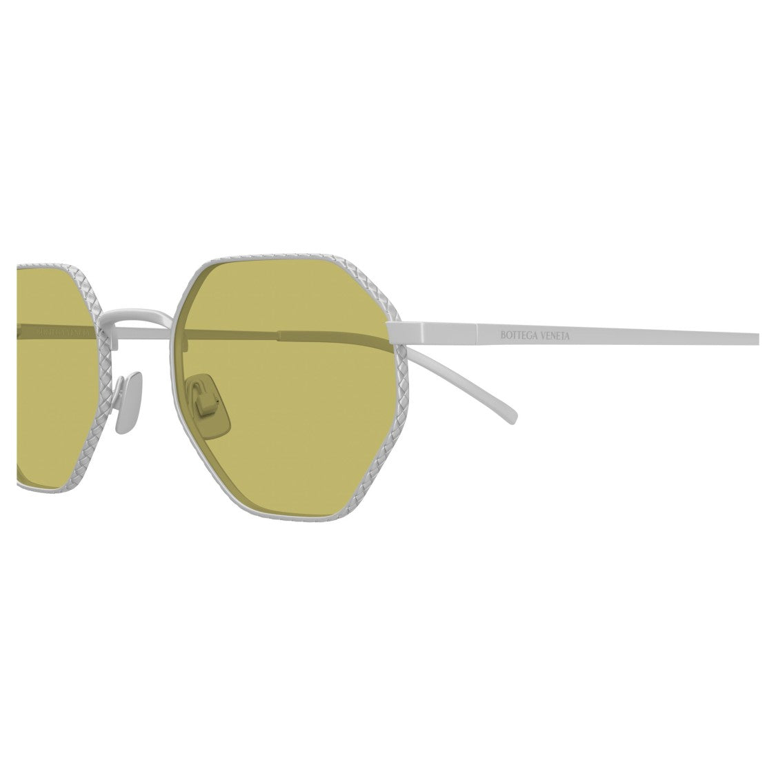 Bottega Veneta Bv1471s Geometric Octagonal Frame Sunglasses